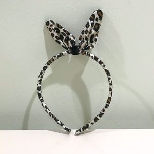 NWOT Animalia Print Bunny Ears Headband
